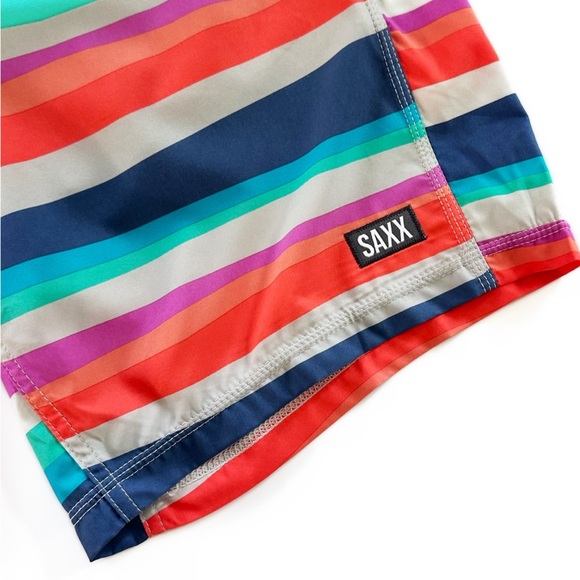 Saxx Mens Betawave 19” Standard Fit Lined Swim Trunks Boardshorts Sz 34 New - Picture 2 of 7